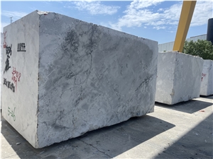 Super White Calacatta Dolomite Raw Blocks