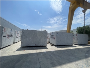 Super White Calacatta Dolomite Raw Blocks