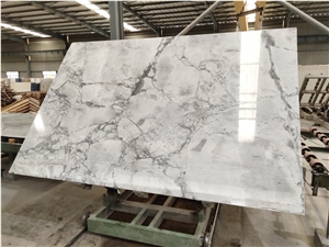 Super White Calacatta Infinity White Marble Slabs 20Mm