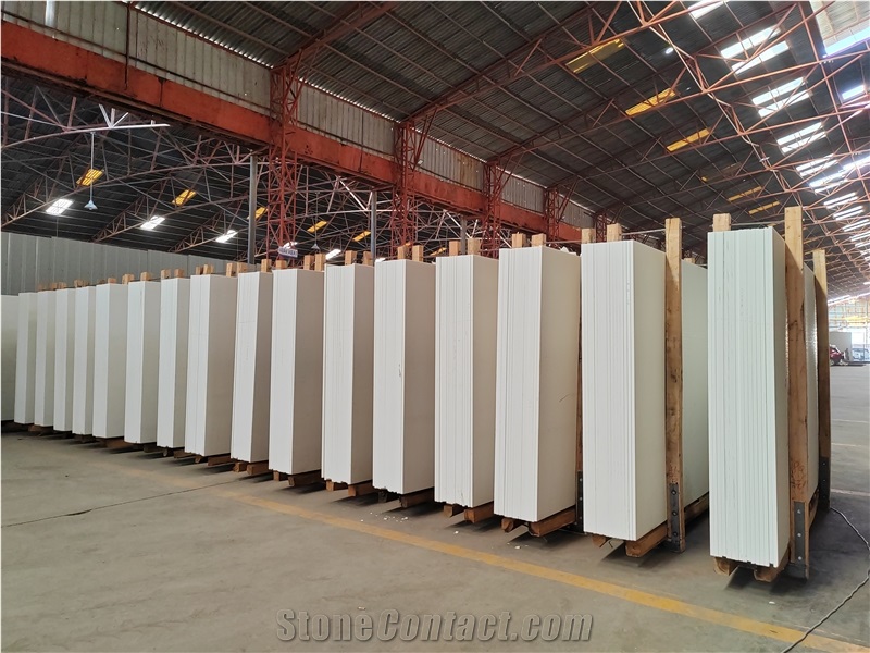 3CM Thickness Pure White Nano Crystallized Glass Stone