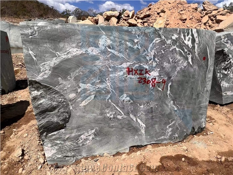 Peacock Green Quartzite Blocks