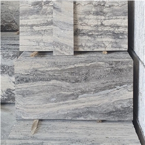 Silver Travertine Like Romano