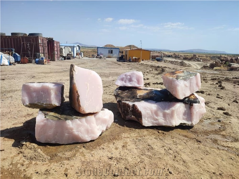 Pink Onyx Blocks
