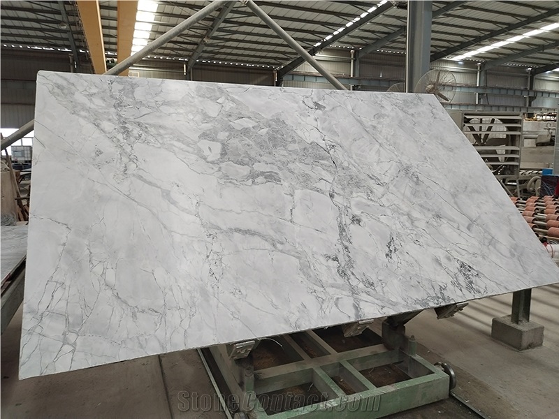 Fantasy White Quartzite Honed Slab