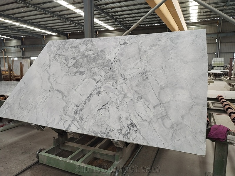 Fantasy White Quartzite Honed Slab