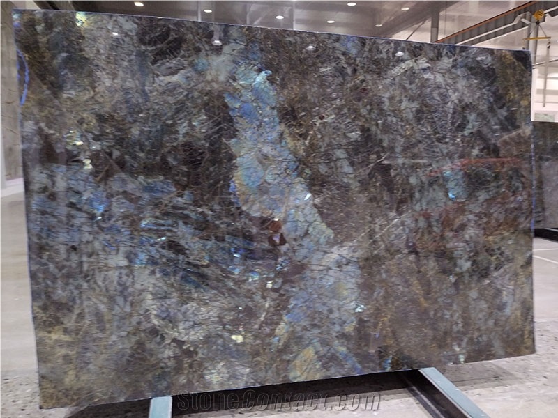 Lemurian Blue Granite Polished Slab