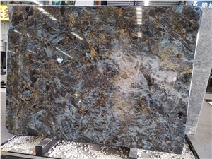 Lemurian Blue Granite Polished Slab