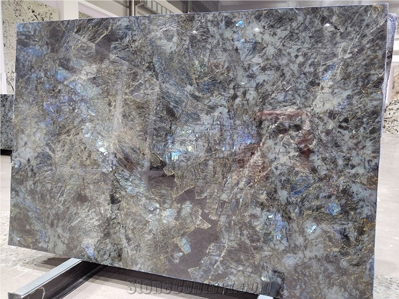 Lemurian Blue Granite Polished Slab