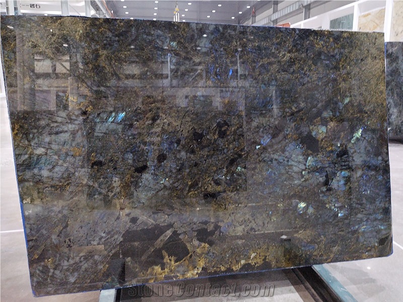 Lemurian Blue Granite Polished Slab