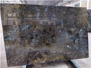 Lemurian Blue Granite Polished Slab
