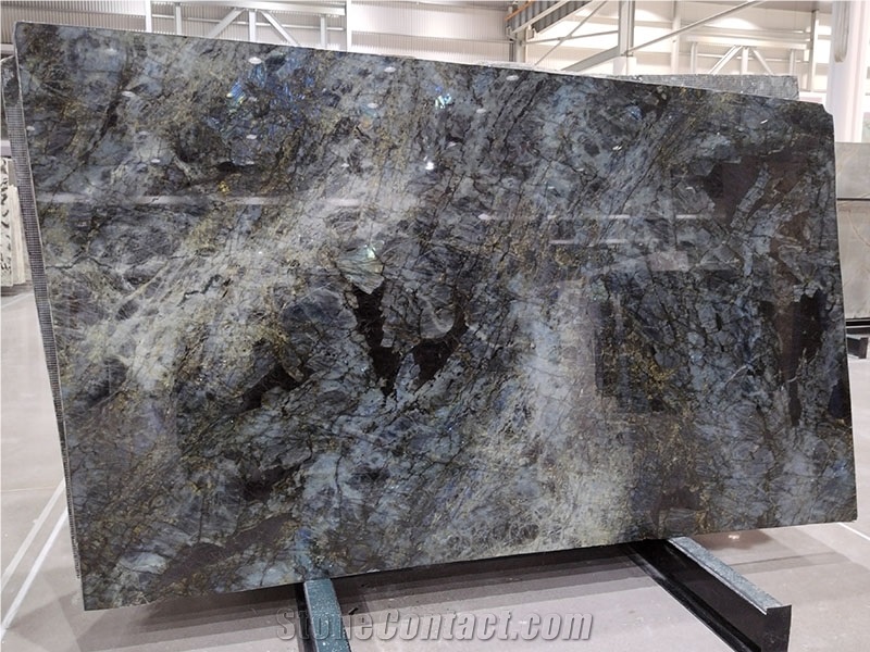 Madagascar Labradorite Blue Polished Slab