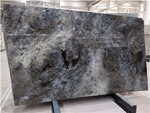 Madagascar Labradorite Blue Polished Slab