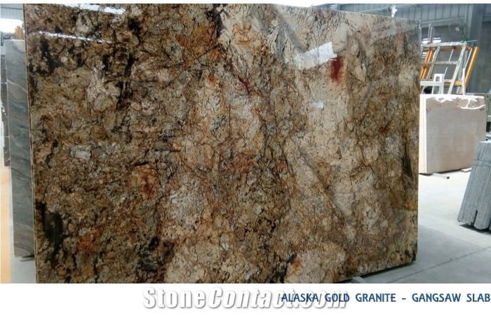 Alaska Gold Granite Slabs
