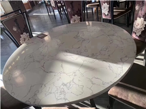 Calacatta White Quartz Slabs, Engineered Stone