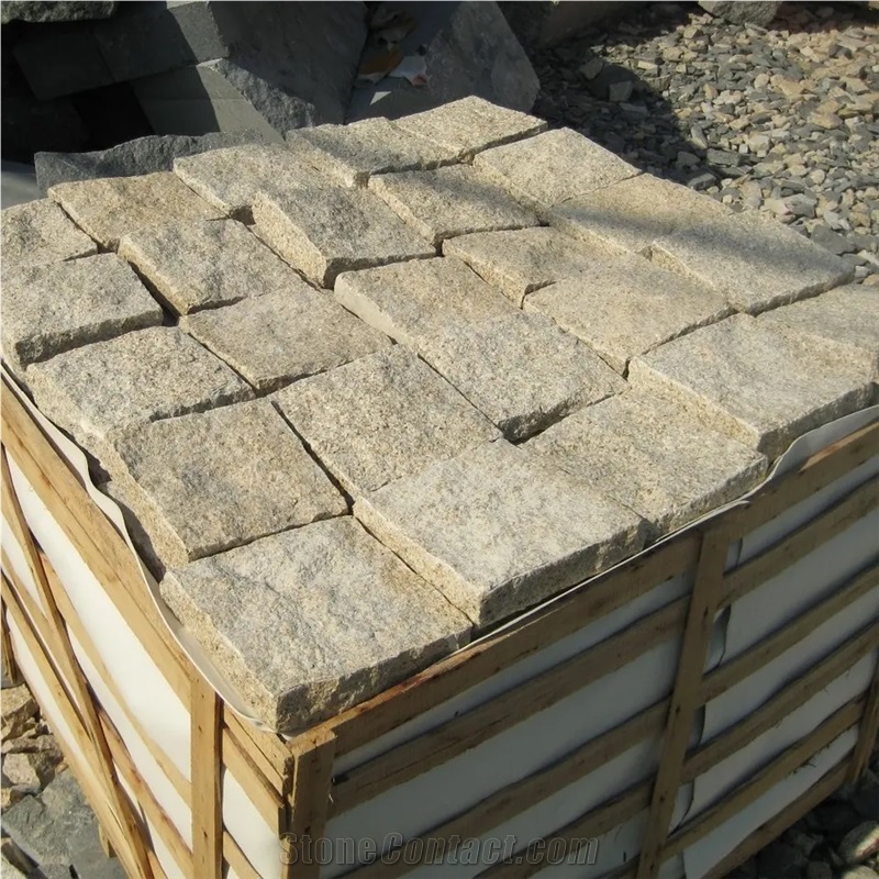 Optimustone Yellow Granite Driveway Pavers Driveway Paver
