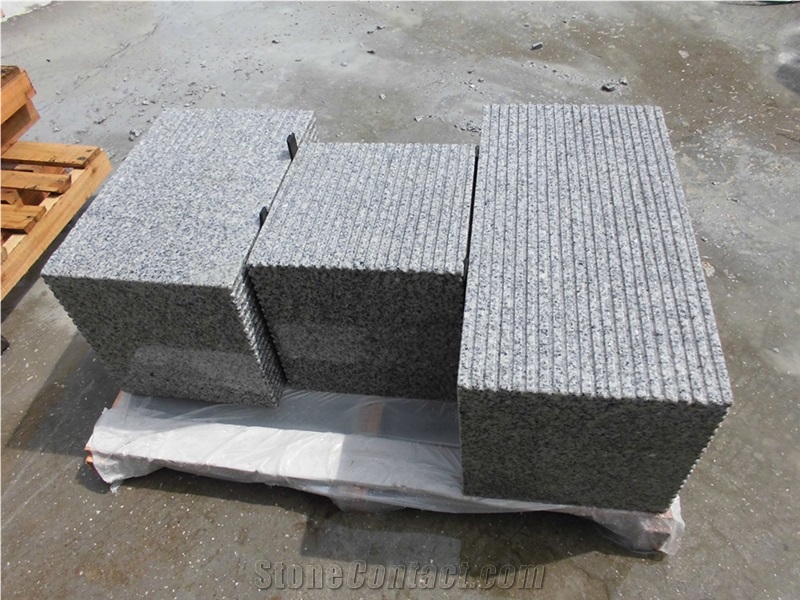 G603 Granite Flower Pots, Grey Granite Garden Planters