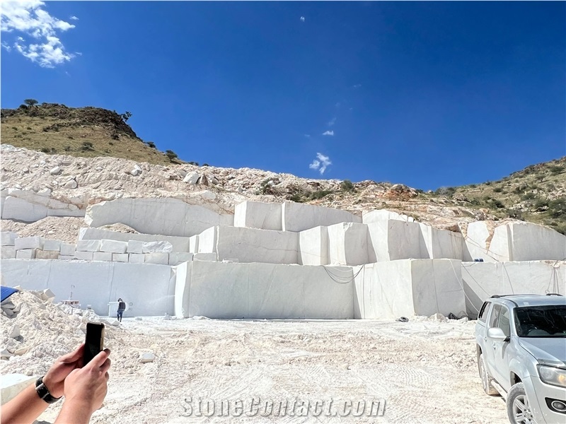 White Rhino Marble Karibib White Marble 1 Windhuk Quarry