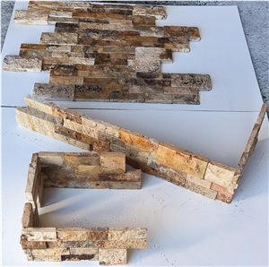 Split Face Scabas Travertine Mosaic Tiles