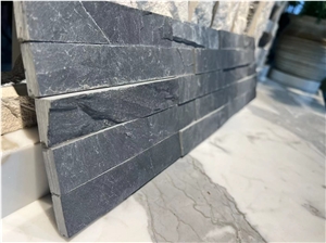 Natural Stone Black Honed Cultural Stone Thin Stone Veneer