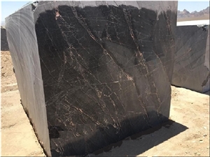 3D Black Marble Blocks