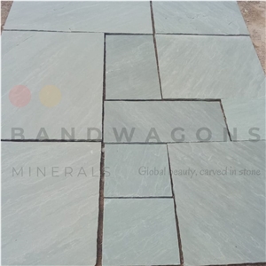 Gray Sandstone Pavers For Driveways, Walkway,, Patios