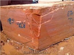Iran Red Travertine Slabs