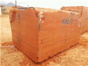 Iran Red Travertine Slabs