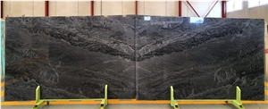 Brilliant Black Quartzite Slabs