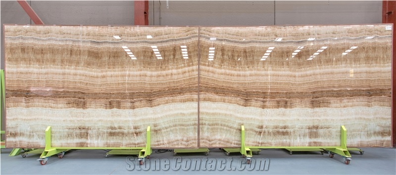 Brown Onyx Slabs