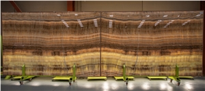 Brown Onyx Slabs