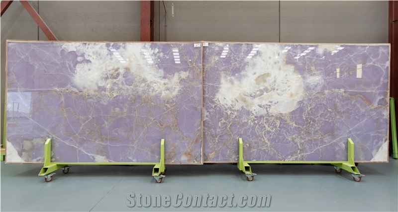 Lilac Onyx Slabs