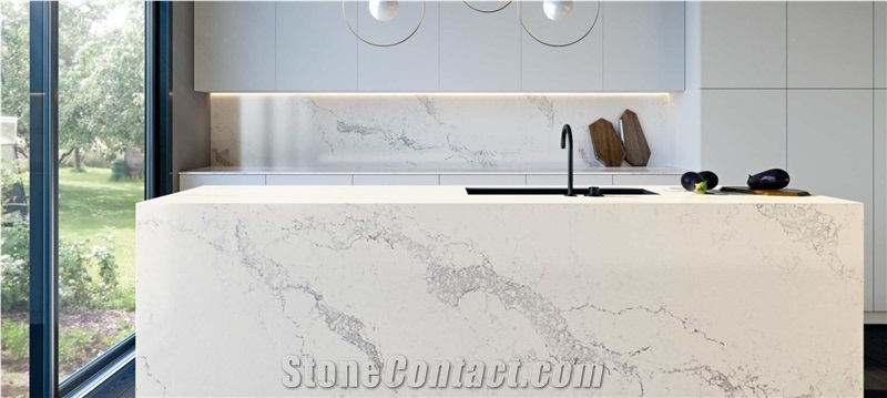 Paramount Quartz Statuario Maxima Kitchen Countertop