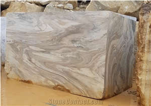 Turkish Palissandro Marble Cross Cut Blocks