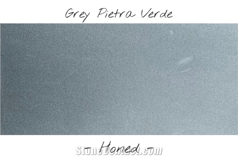 Grey Pietra Verde Paving Tiles Leathered