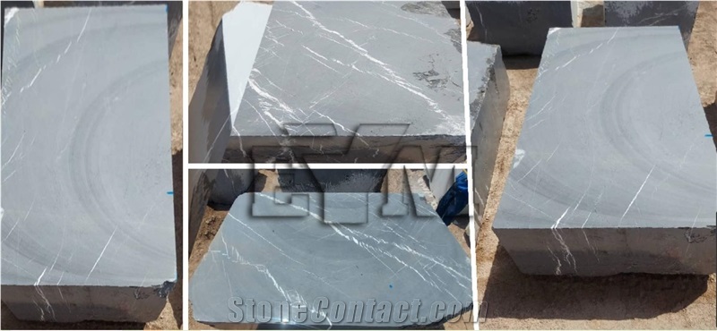 Pietra Gray Marble Blocks