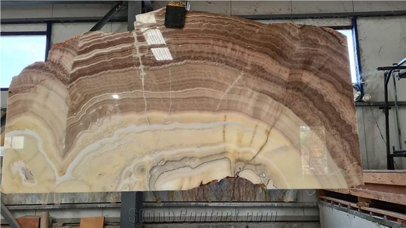 Blaze Onyx Polished 2Cm Translucent Slabs