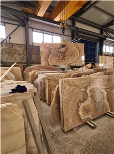Blaze Onyx Polished 2Cm Translucent Slabs