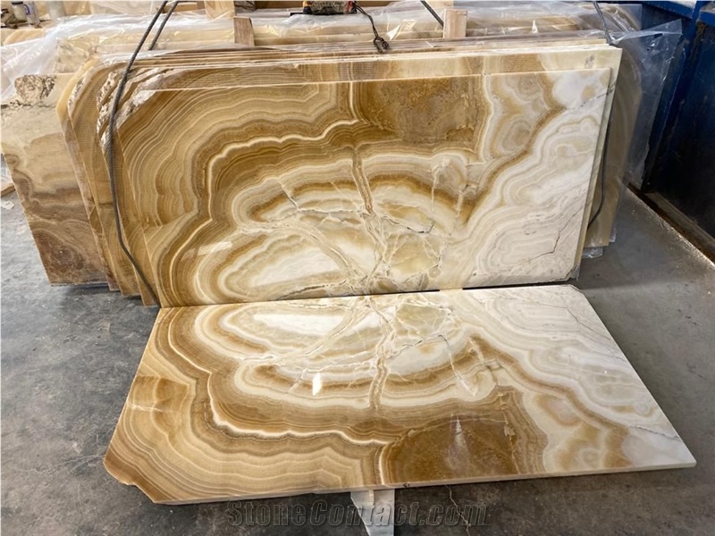 Blaze Onyx Polished 2Cm Translucent Slabs