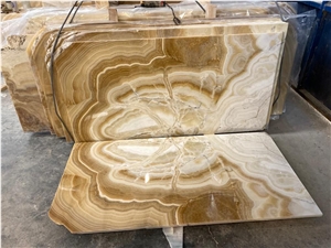 Blaze Onyx Polished 2Cm Translucent Slabs