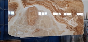 Inferno Onyx Polished 2Cm Translucent Slabs