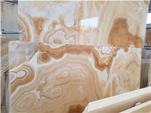 Inferno Onyx Polished 2Cm Translucent Slabs