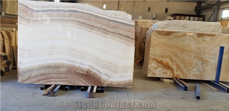 Morning Star Onyx Polished Translucent 2Cm Slabs