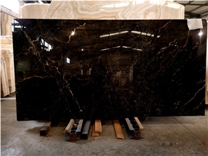 Stilvon Black Gold Marble Polished 2Cm Slabs
