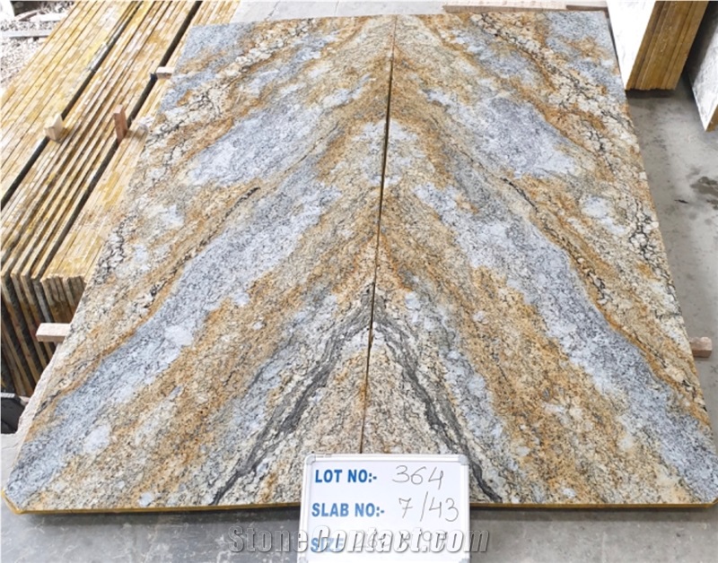 Armani Gold Granite Tiles & Slabs