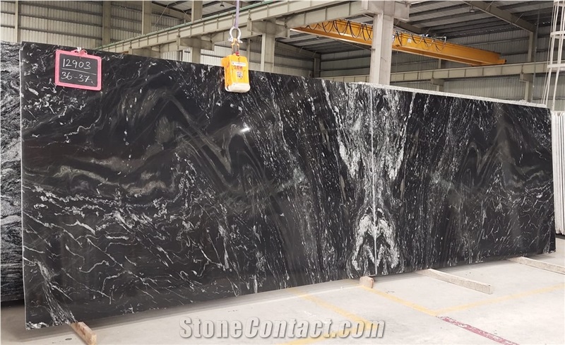 Black Marquino Granite Slabs & Tiles