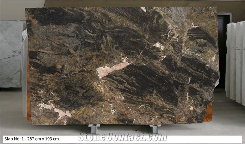 Exotic Carob Brown India Granite Slabs