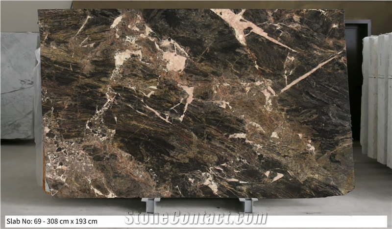 Exotic Carob Brown India Granite Slabs