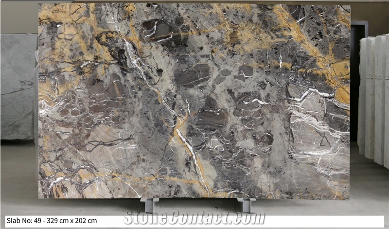 Grey Exoitca Granite Slabs