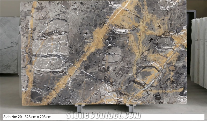 Grey Exoitca Granite Slabs