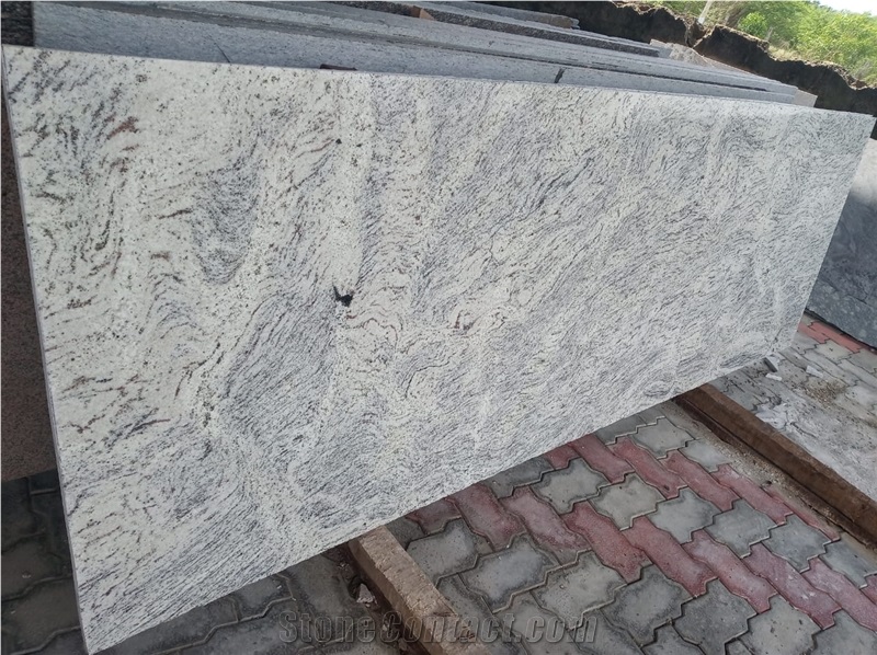 Kashmir White Granite Slabs